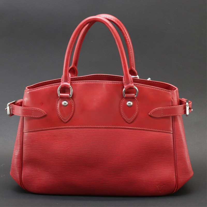 Louis Vuitton Red Epi Leather Passy - Capsule Auctions