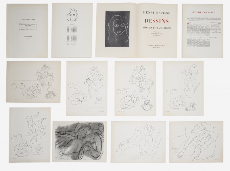 Henri Matisse - Dessins, Themes et Variations - Capsule Auctions
